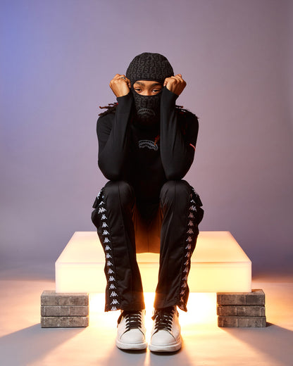 MONEY CHECK GREY SKI MASK