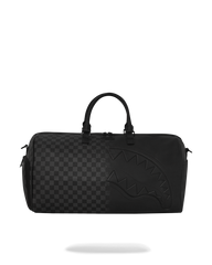 SPRAY SPRITZ GREY CHECK BLACK DUFFLE