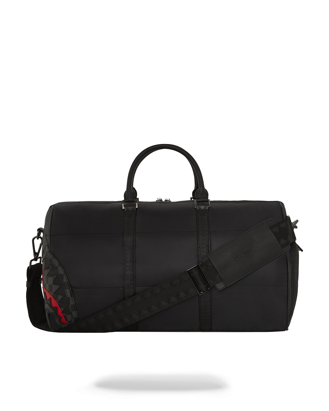 BLACK PUFFER DUFFLE