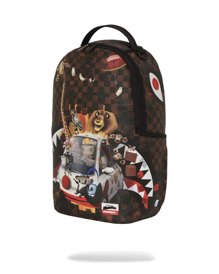 MADAGASCAR CHECKER SMASH DLXSV BACKPACK