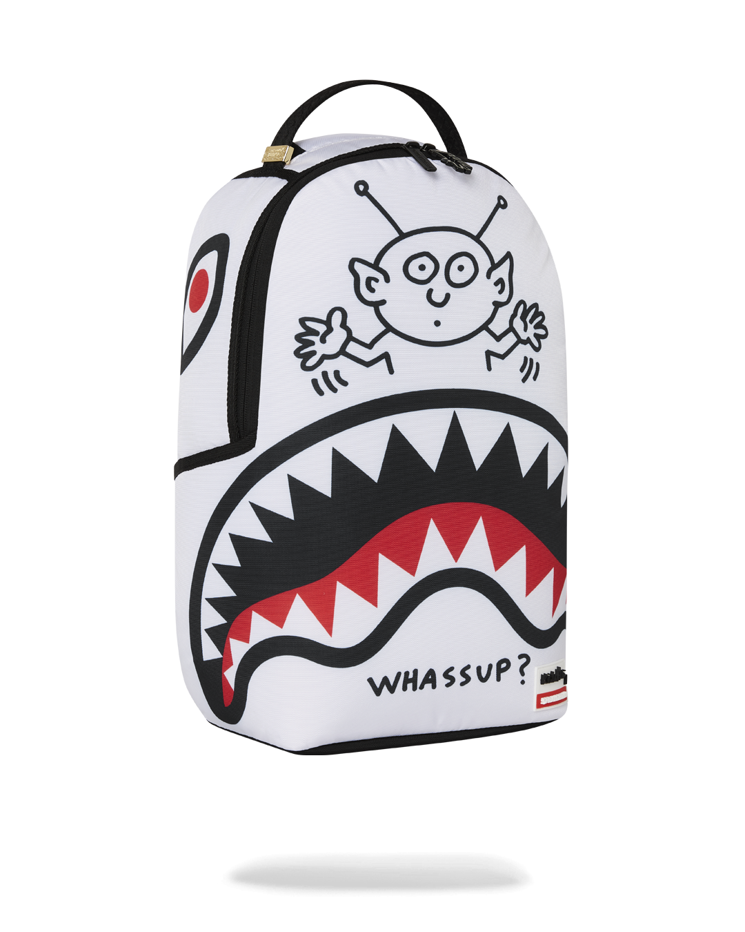 KEITH HARRING EMBOSSED SHARK HANDBAG DLXSV BACKPACK