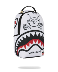 KEITH HARRING EMBOSSED SHARK HANDBAG DLXSV BACKPACK