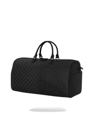 SPRAY SPRITZ GREY CHECK BLACK DUFFLE