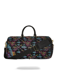 EMBROIDERED DRAGONS DUFFLE