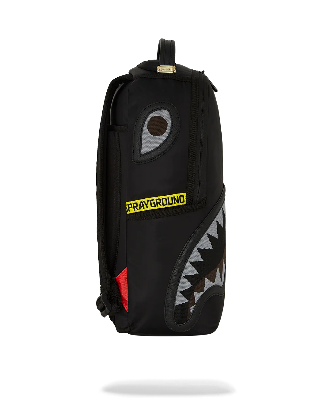 SHARK CENTRAL YELLOW TAPE DLX SATIN BACKPACK