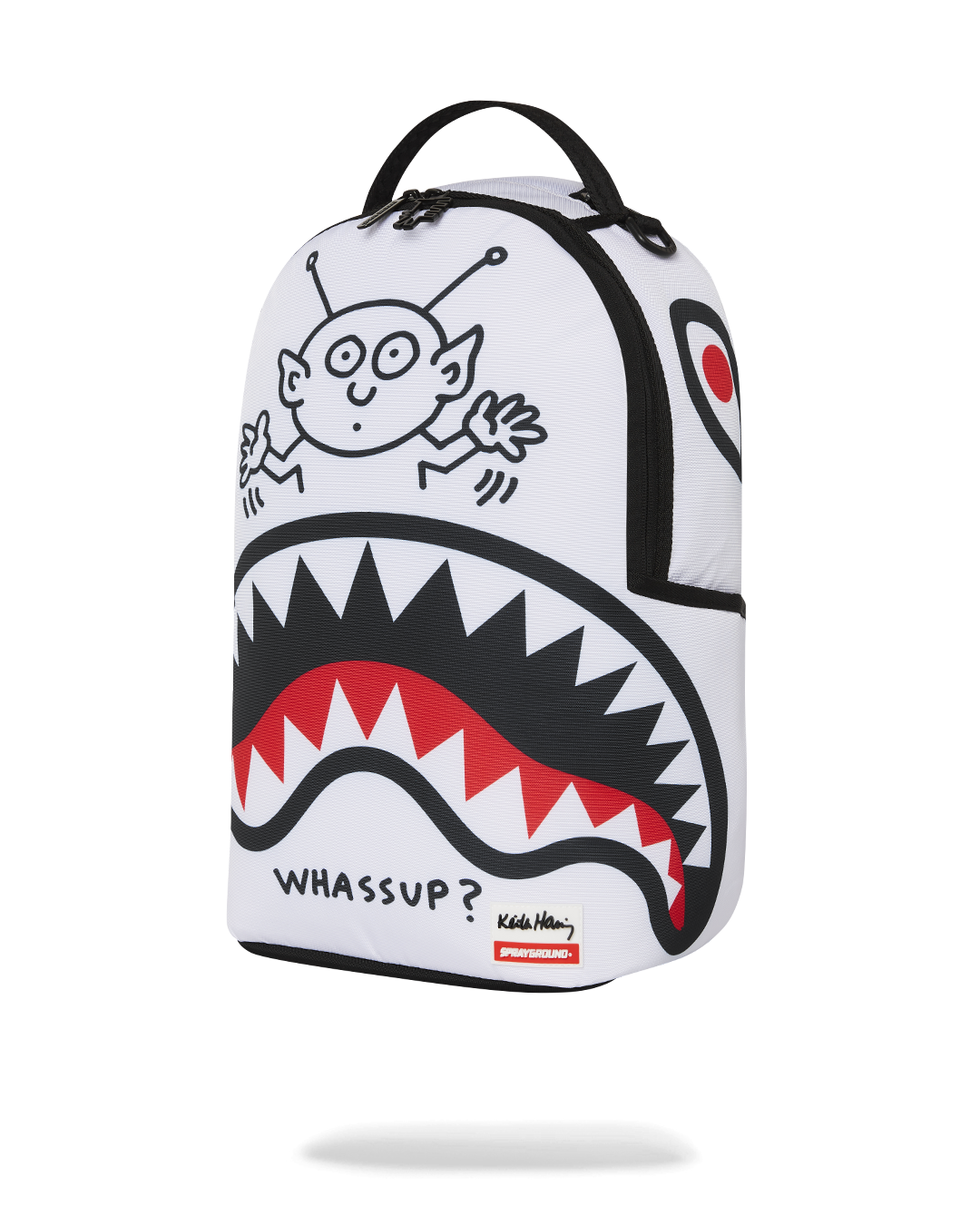 KEITH HARRING EMBOSSED SHARK HANDBAG DLXSV BACKPACK