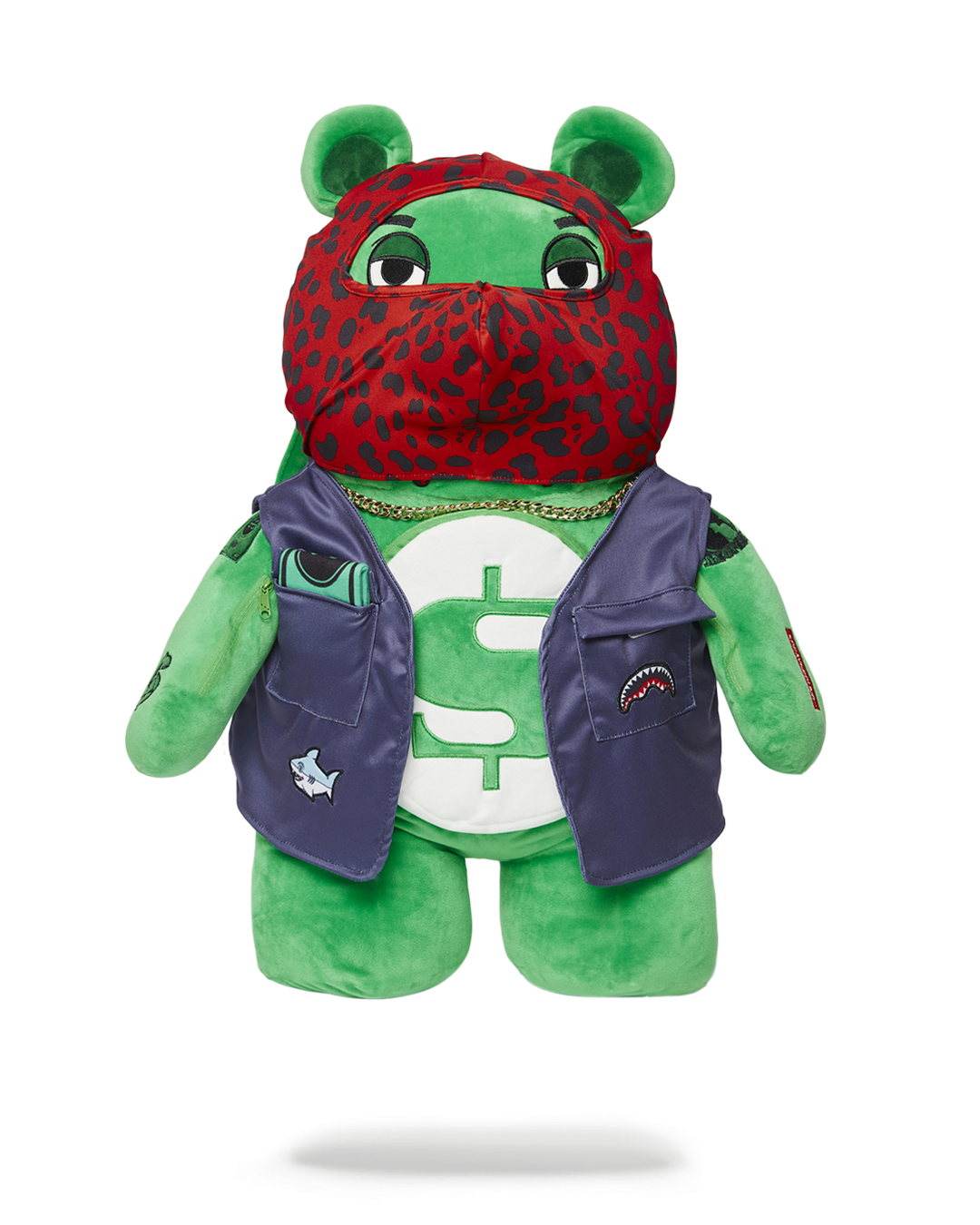 SKI MASK TEDDY BEAR BACKPACK