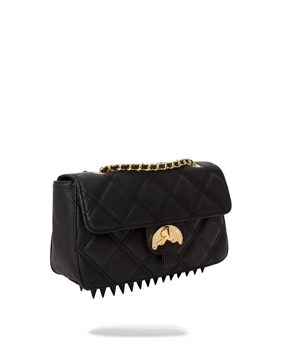 BLACK MAMBA TWIST LOCK HANDBAG