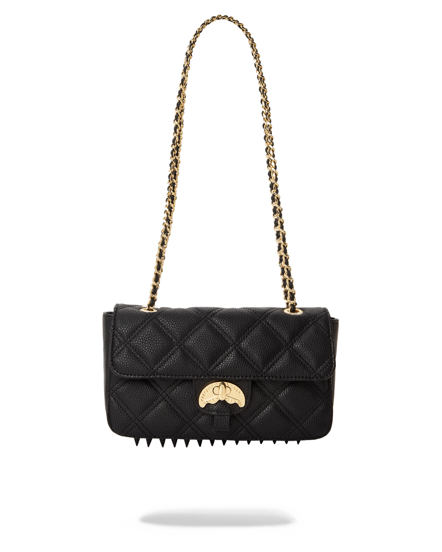 BLACK MAMBA TWIST LOCK HANDBAG
