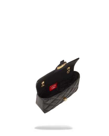 BLACK MAMBA TWIST LOCK HANDBAG