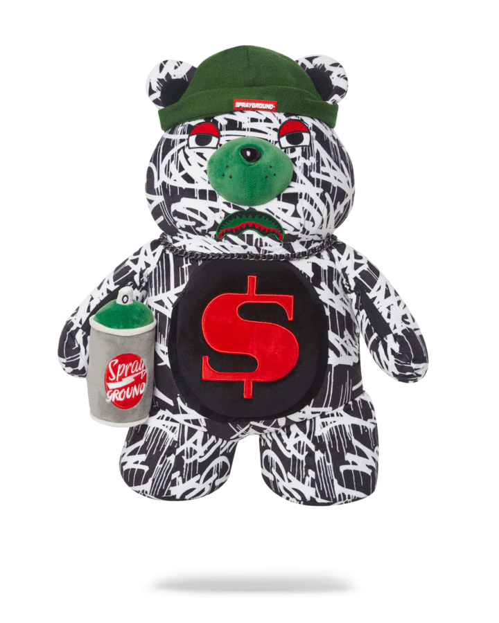 SCRIBBLE SHARK BEAR BACKPACK