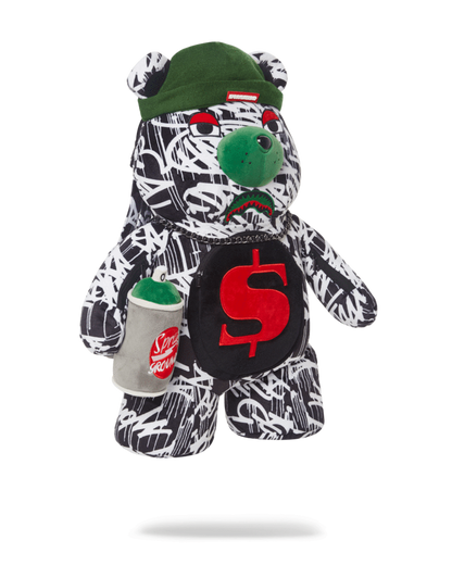 SCRIBBLE SHARK BEAR BACKPACK