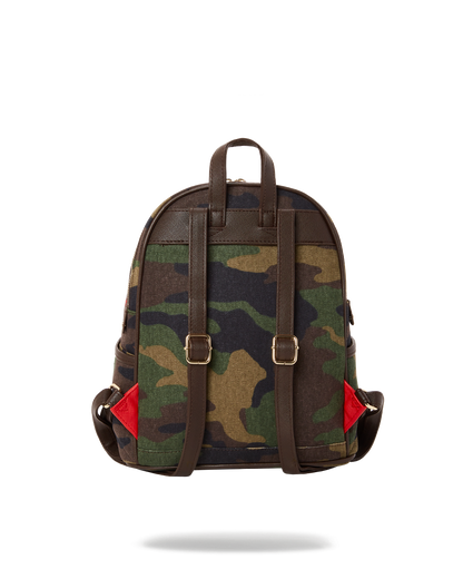 CAMO SHARK SHAPE CHECK SAVAGE BACKPACK