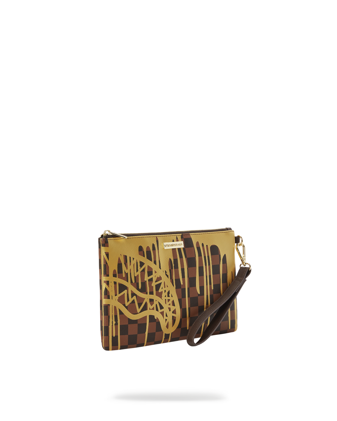 SHARKS IN PARIS PAINT DRIP CROSSOVER CLUTCH