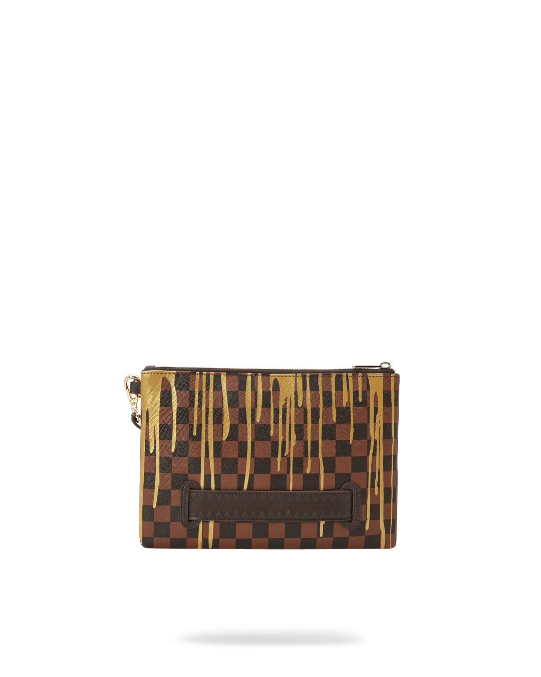 SHARKS IN PARIS PAINT DRIP CROSSOVER CLUTCH