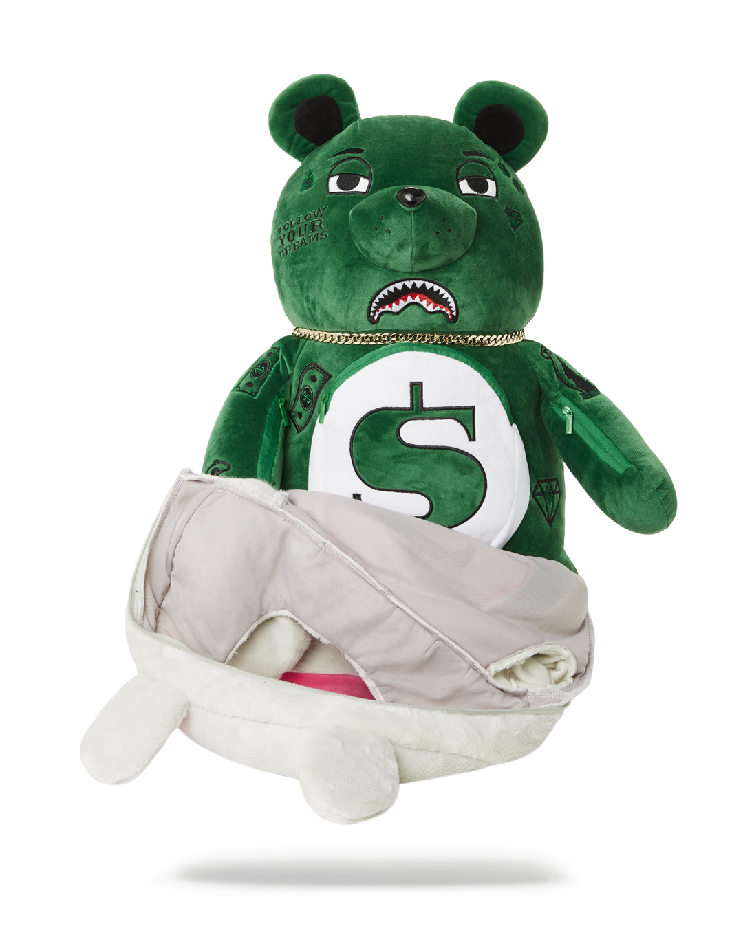 BUNNY SUIT BEAR TEDDY BEAR BACKPACK