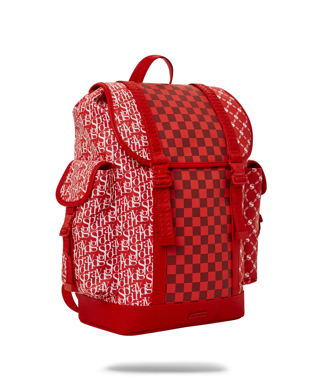 TRI SPLIT RED MONTE CARLO BACKPACK – SPRAYGROUND KUWAIT | BAGS ...