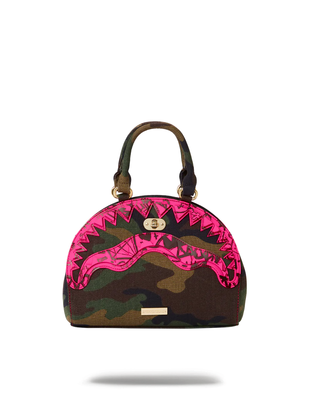 CAMO PINK SHARK HANDBAG