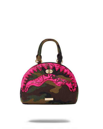 CAMO PINK SHARK HANDBAG