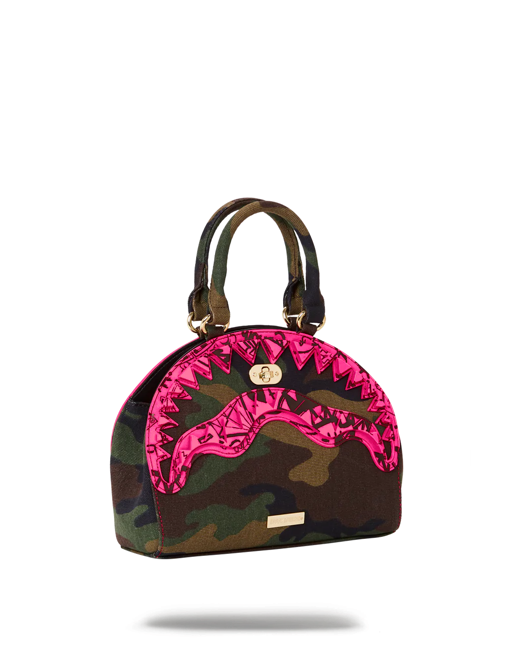CAMO PINK SHARK HANDBAG