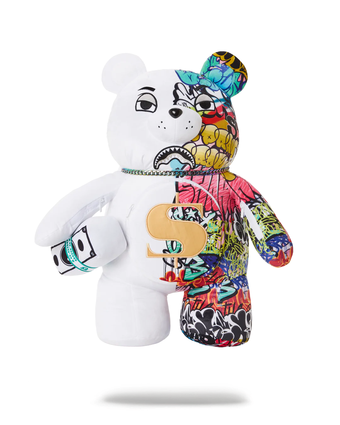 HALF GRAFF TEDDY BEAR BACKPACK