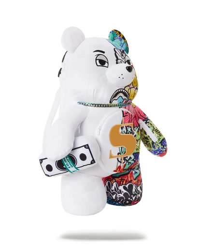 HALF GRAFF TEDDY BEAR BACKPACK