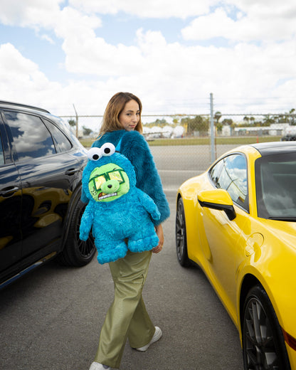 COOKIE MONSTER MONEY BEAR BACKPACK