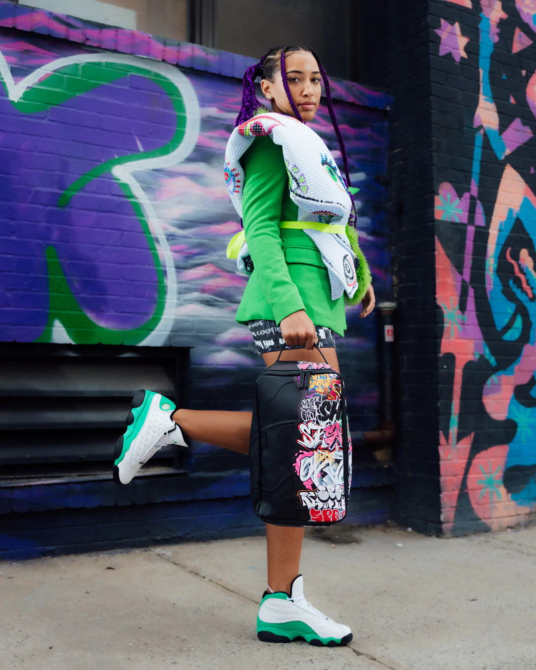 HALF GRAFF BLACK SNEAKER BAG