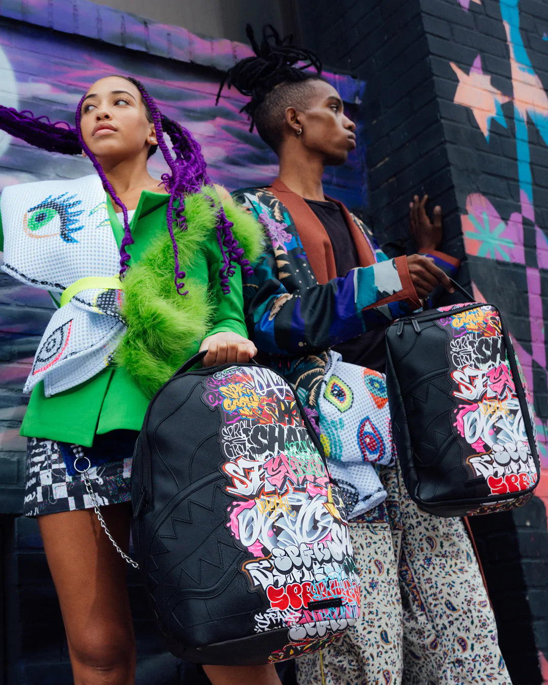 HALF GRAFF BLACK SNEAKER BAG