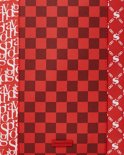 TRI SPLIT RED SNEAKER BAG