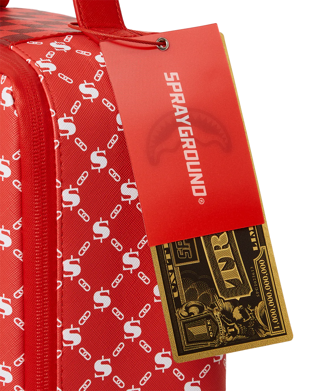 TRI SPLIT RED SNEAKER BAG