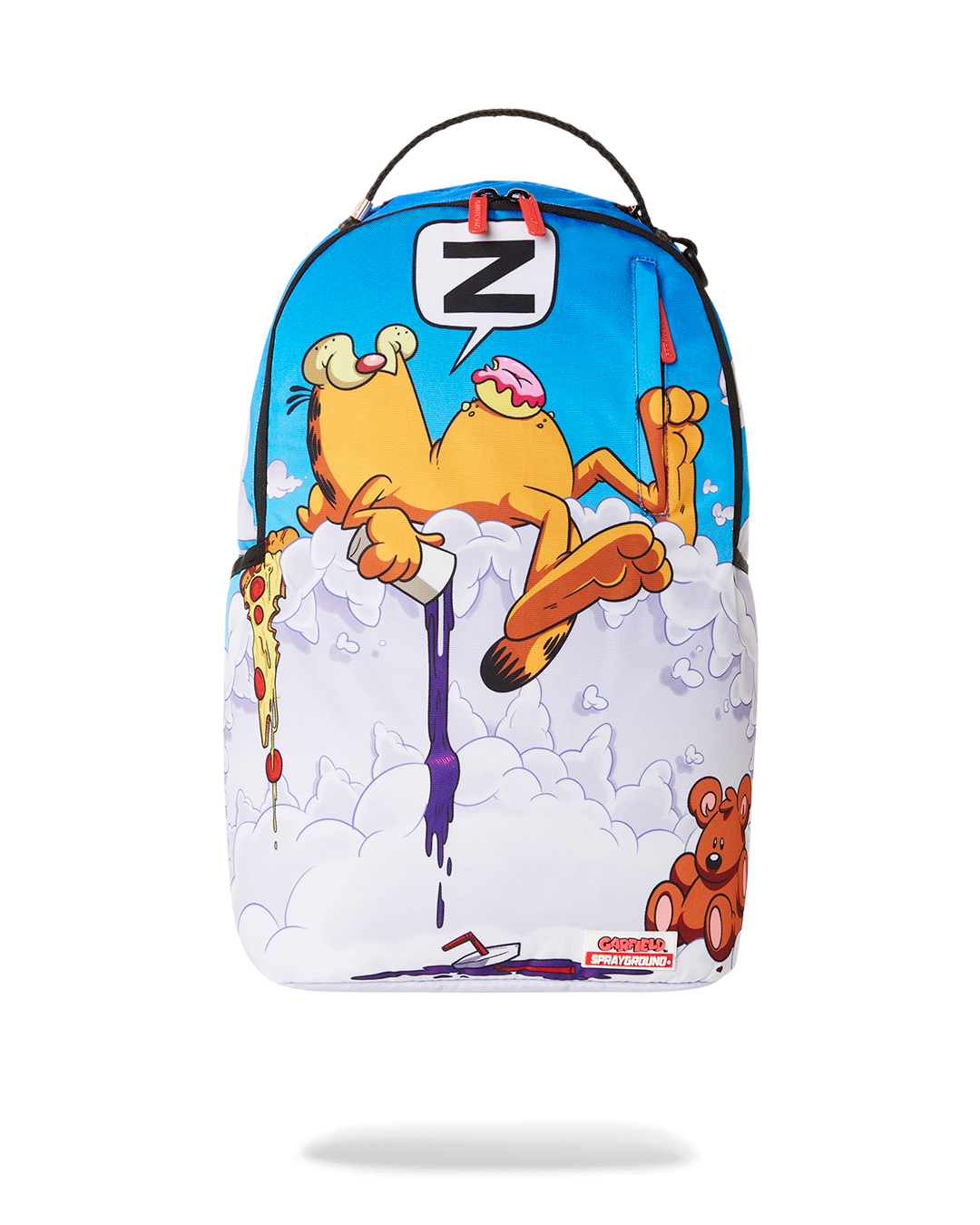 GARFIELD SLEEPING ON SHARKMOUTH DLXSR BACKPACK