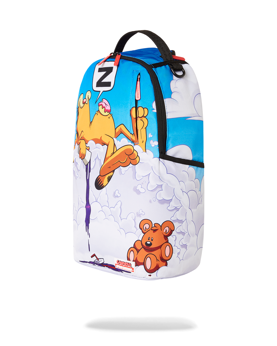 GARFIELD SLEEPING ON SHARKMOUTH DLXSR BACKPACK