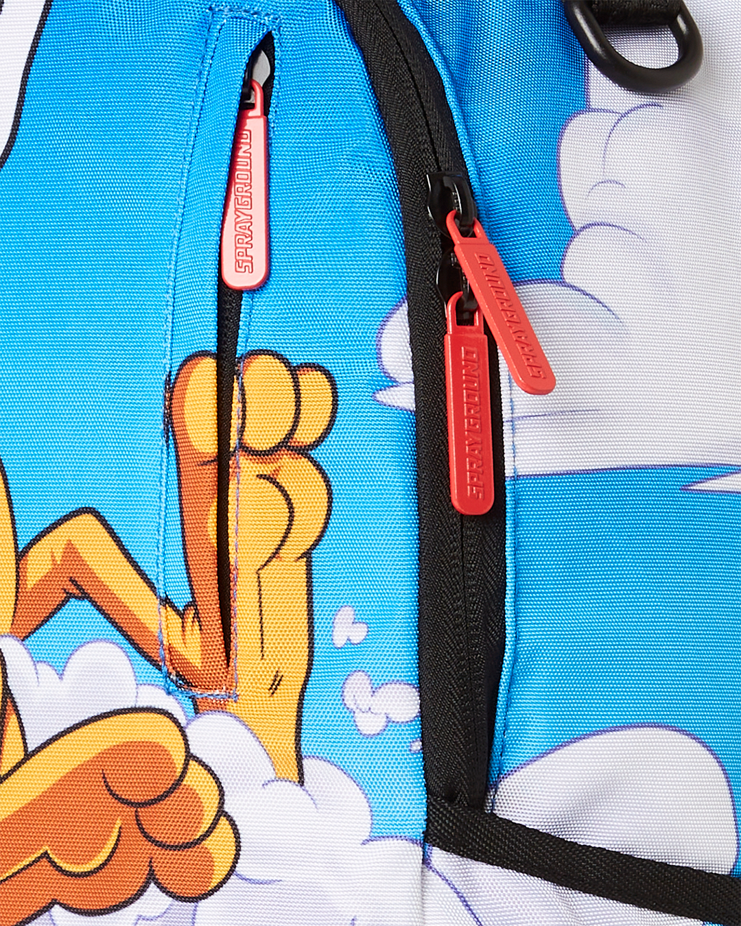 GARFIELD SLEEPING ON SHARKMOUTH DLXSR BACKPACK