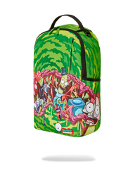 RICK & MORTY SPLIT GUTS SHARKMOUTH DLXSR BACKPACK