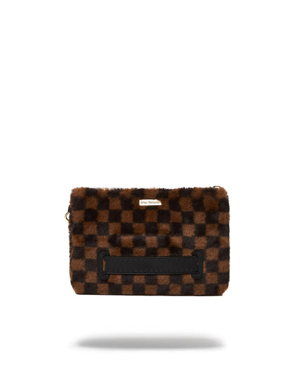 FUR SHARKS IN PARIS CROSS-OVER CLUTCH