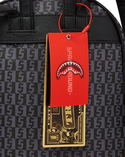 MONEY CHECK GREY SAVAGE BACKPACK