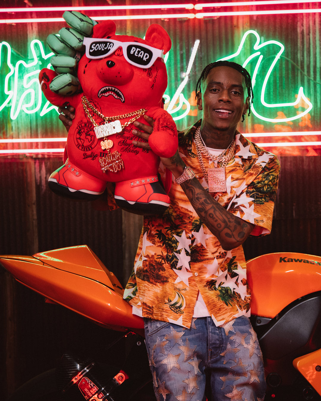 SOULJA BOY BEAR BACKPACK