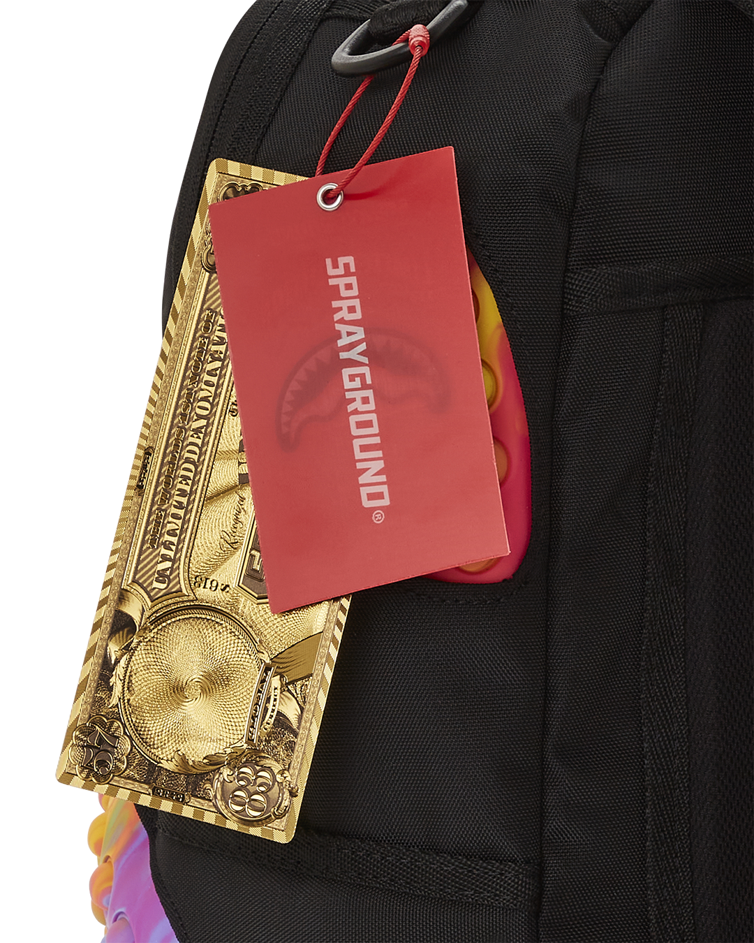 Sprayground gold tag new arrivals