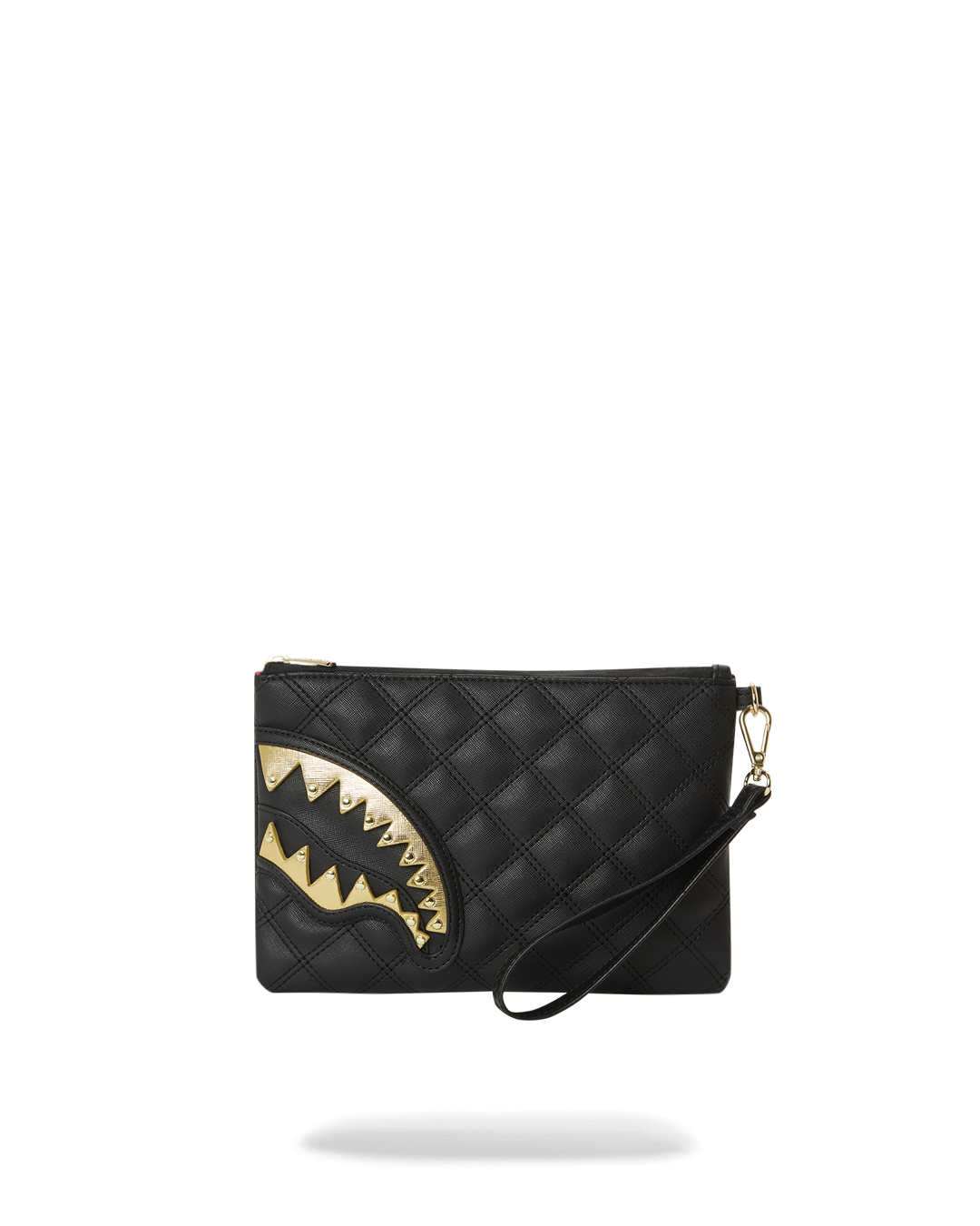 BLACK MAMBA QUILTED CROSS OVER CLUTCH