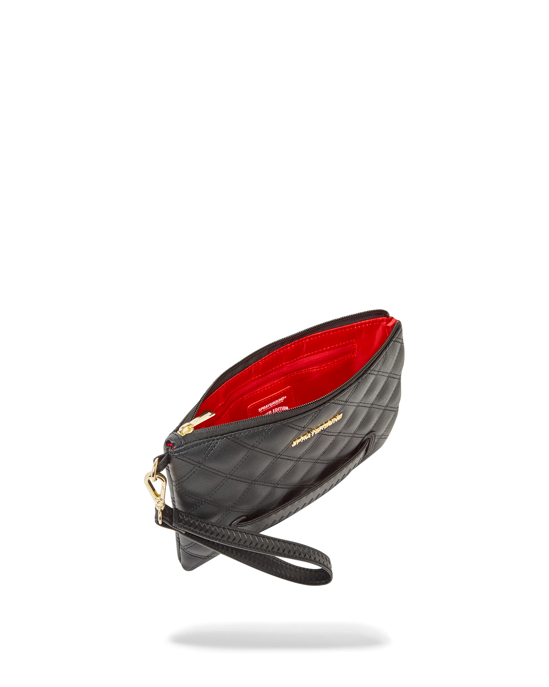 BLACK MAMBA QUILTED CROSS OVER CLUTCH