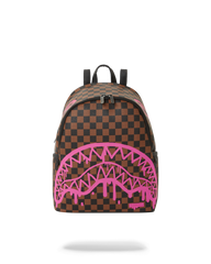 PINK DRIPPIN SHARKS SAVAGE BACKPACK