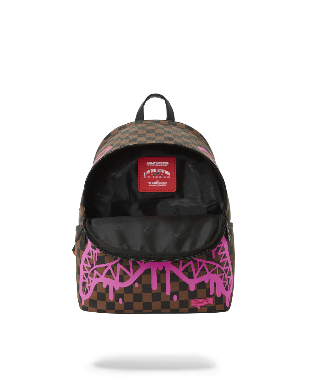PINK DRIPPIN SHARKS SAVAGE BACKPACK – SpraygroundKW