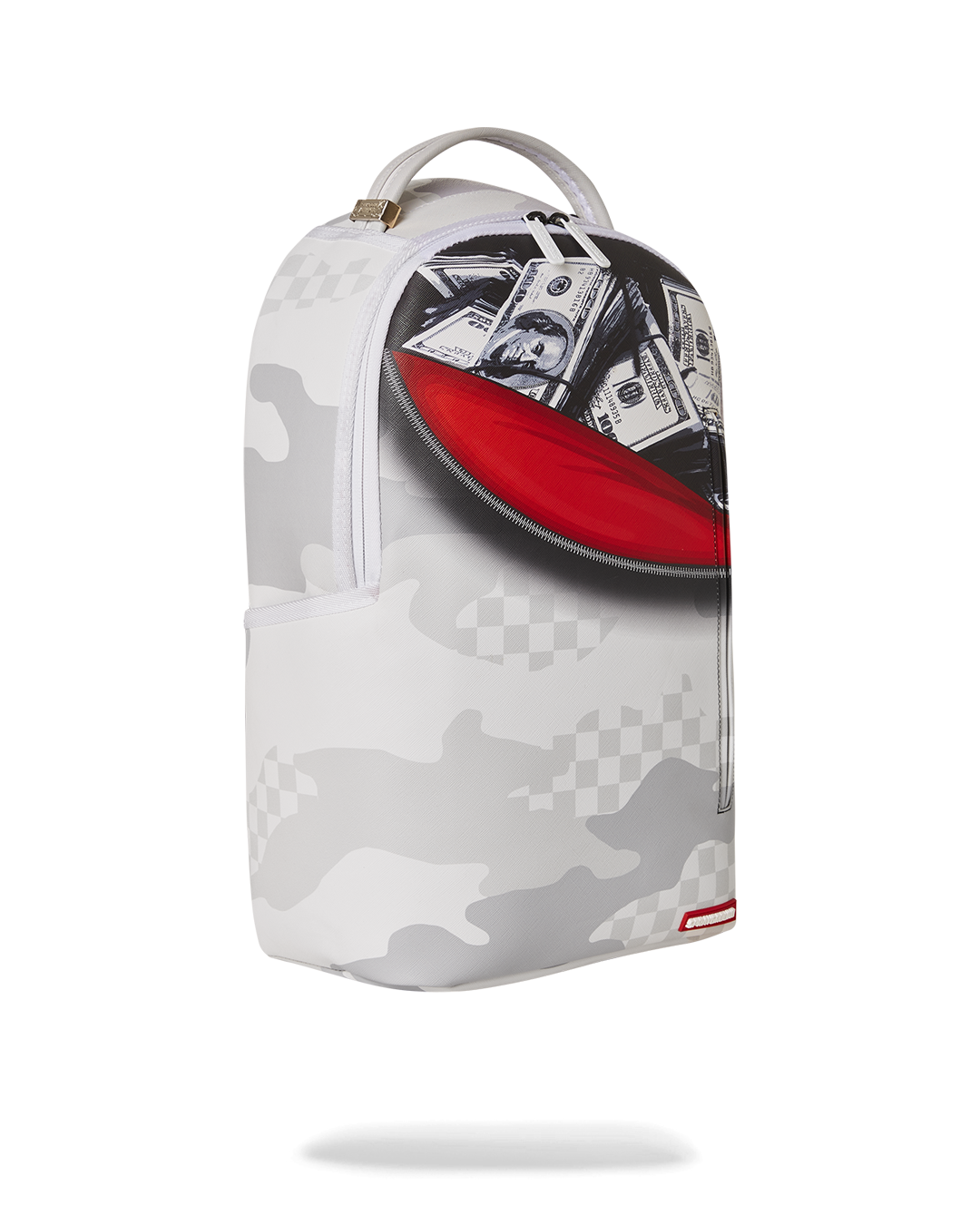 Money sales in backpack