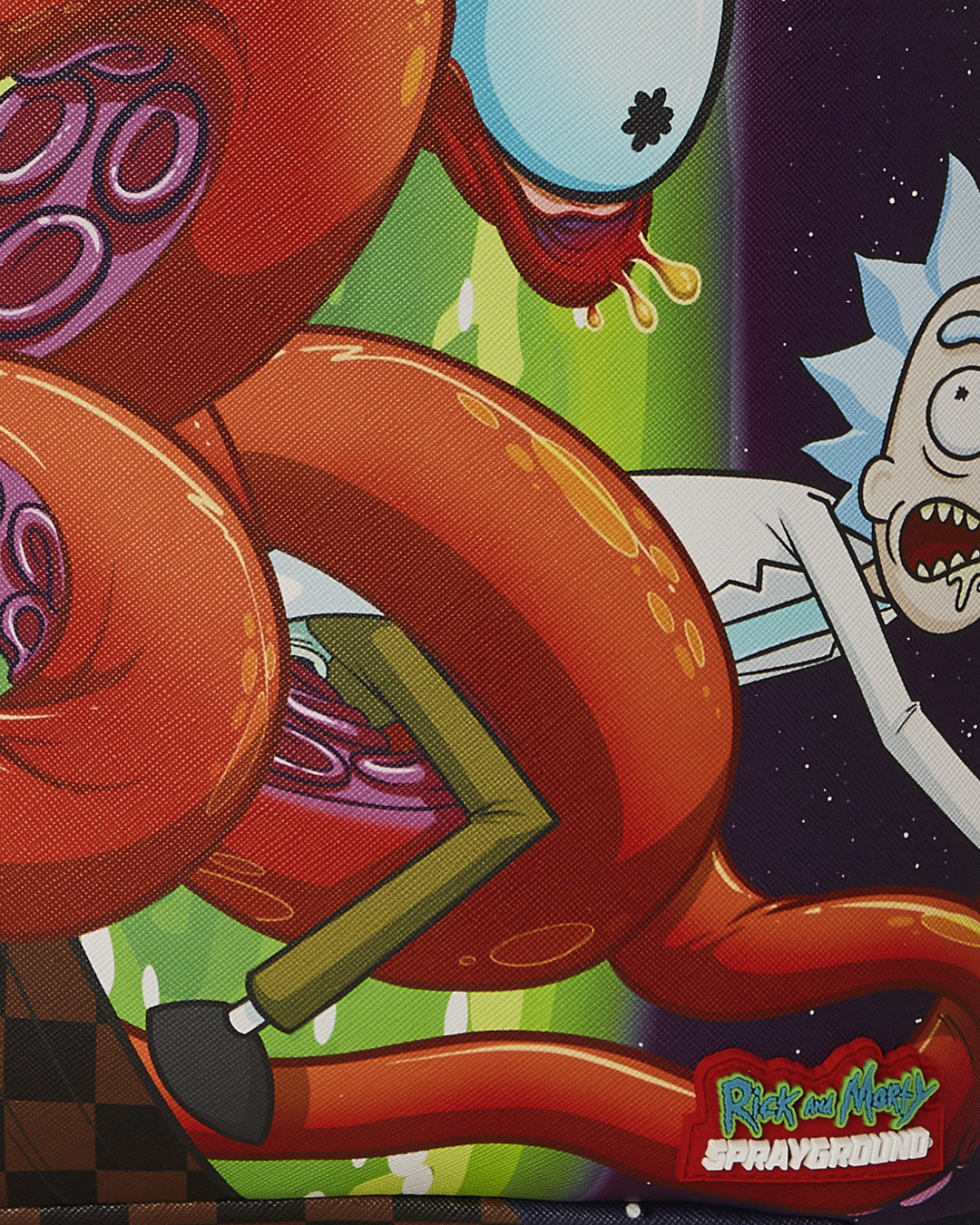 RICK & MORTY CURTAIN PULLBACK DLXSV BACKPACK