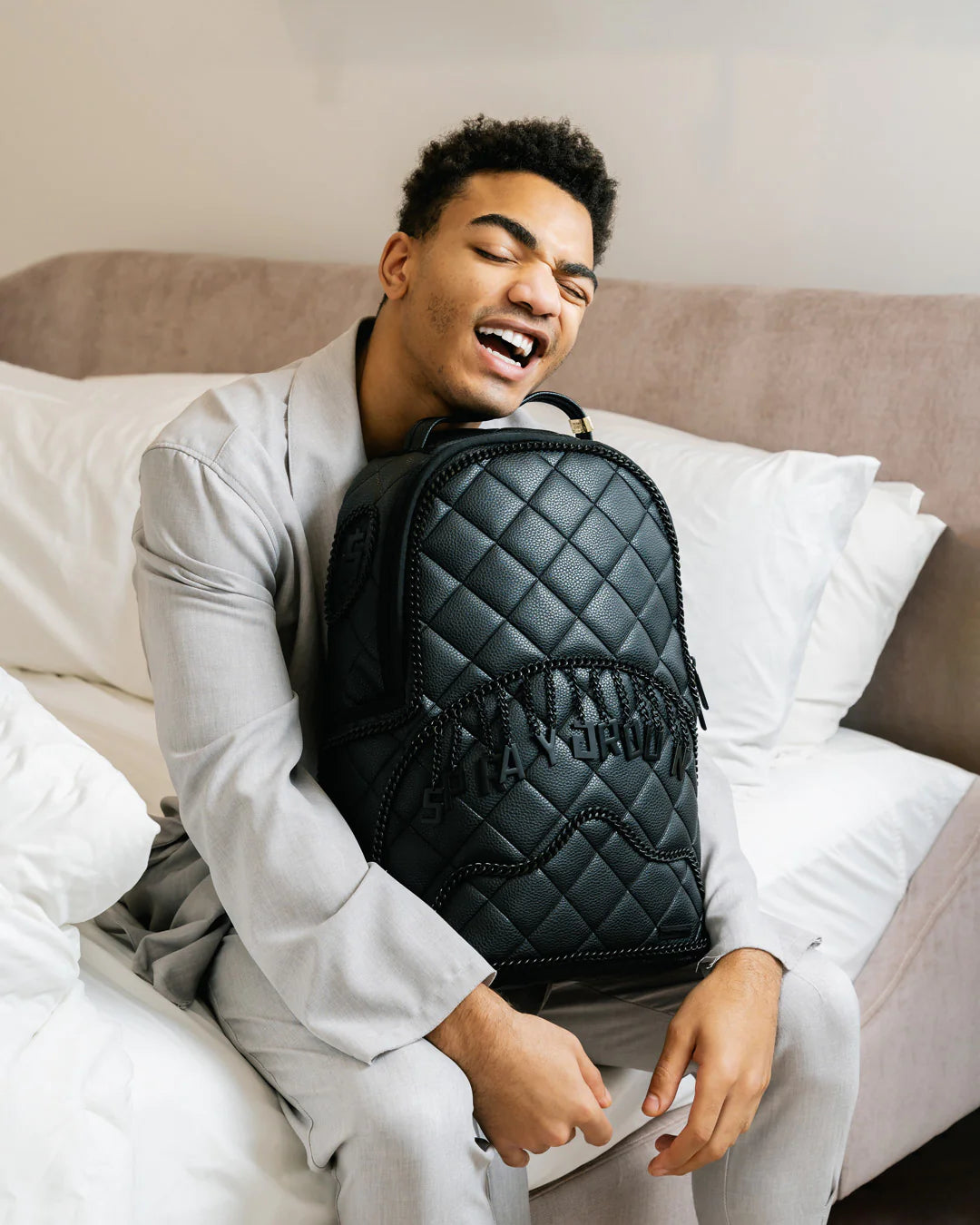 QUILTED LOGO DLXSV BACKPACK