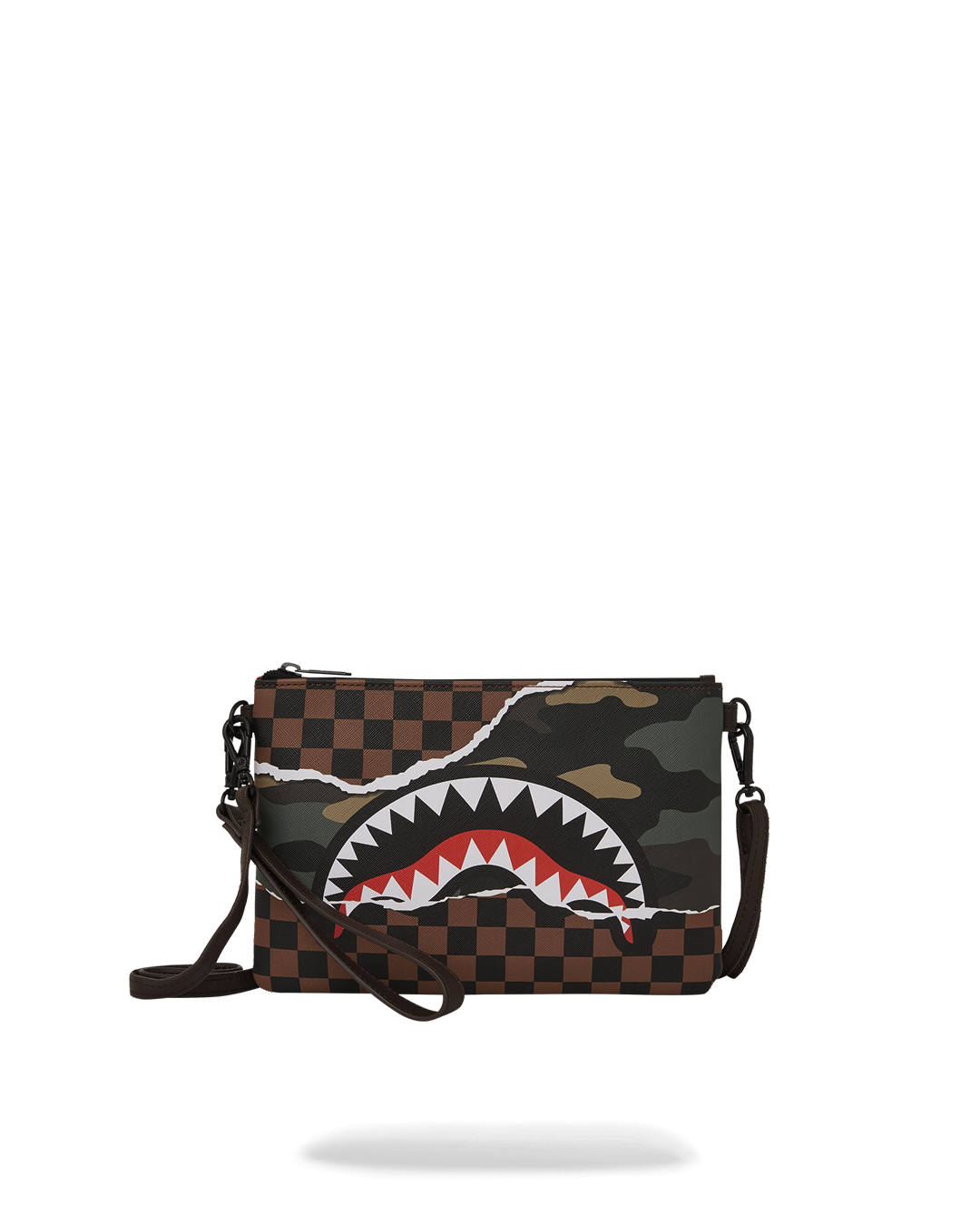 TEAR IT UP CHECK CAMO POUCHETTE