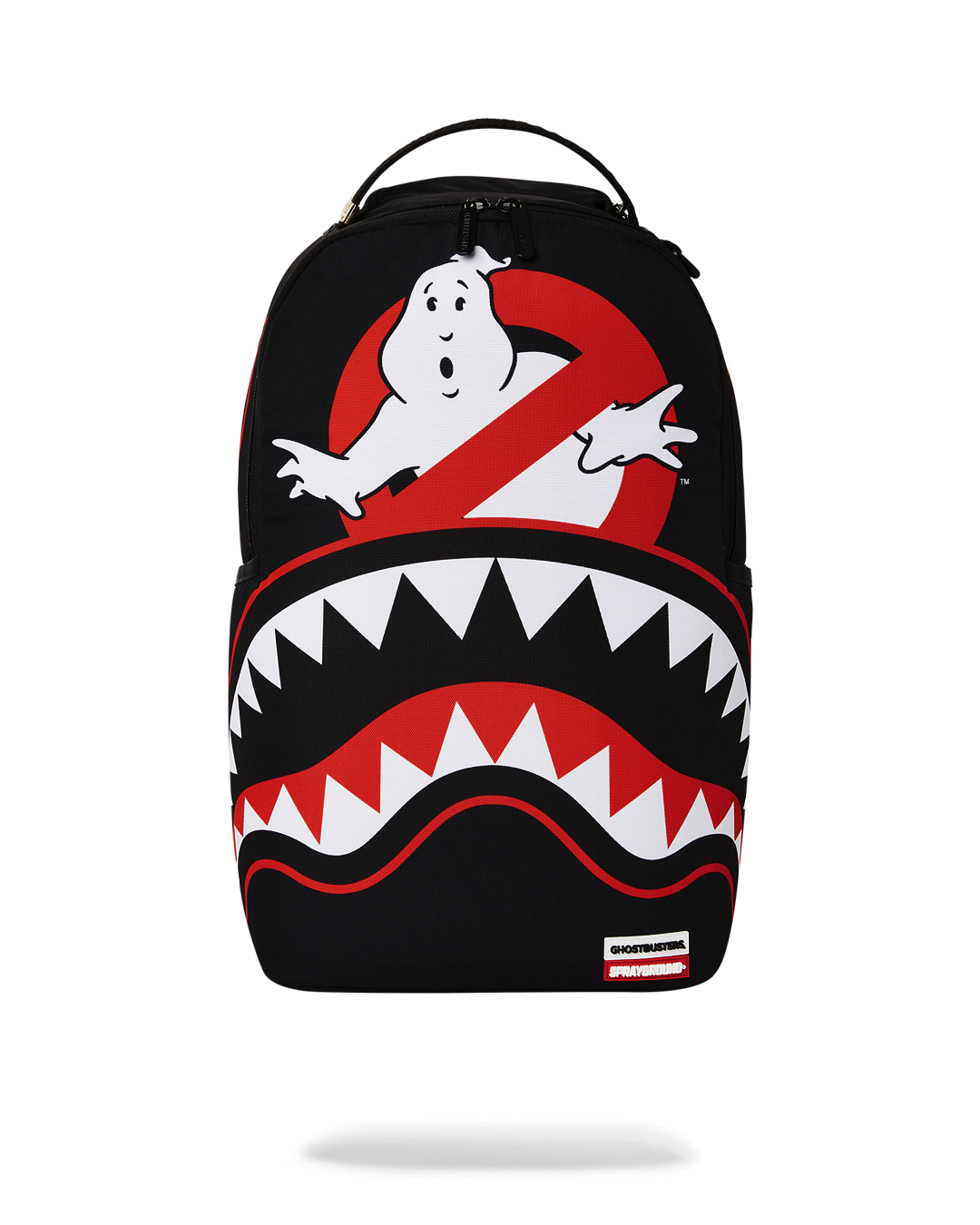 GHOSTBUSTERS LOGO AND SHARK MOUTH