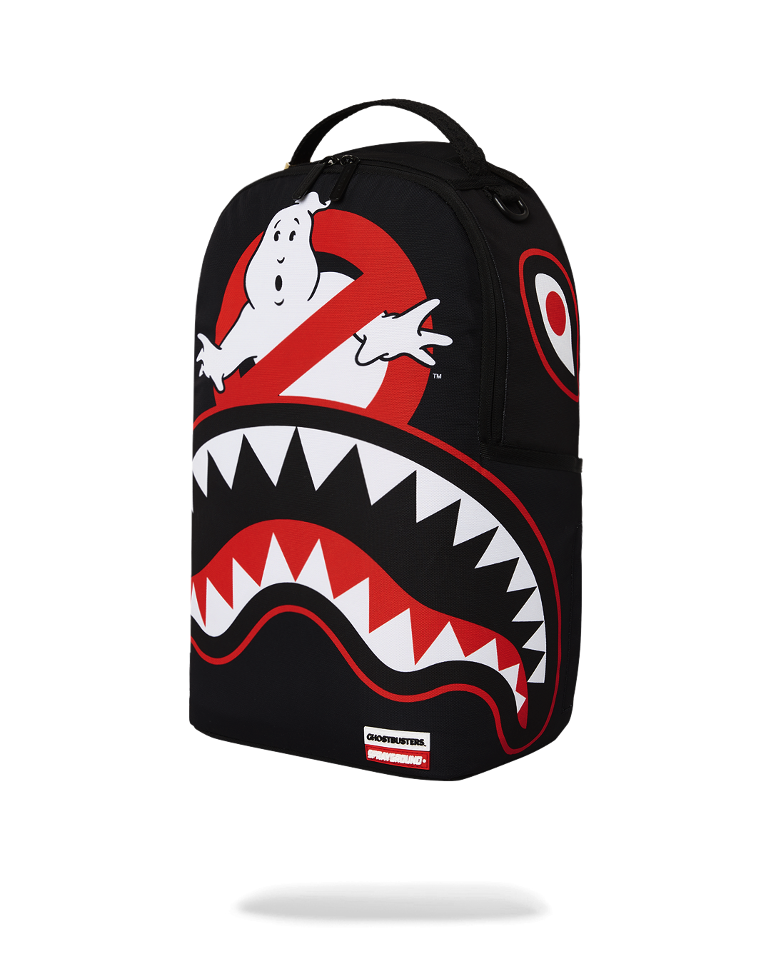 GHOSTBUSTERS LOGO AND SHARK MOUTH