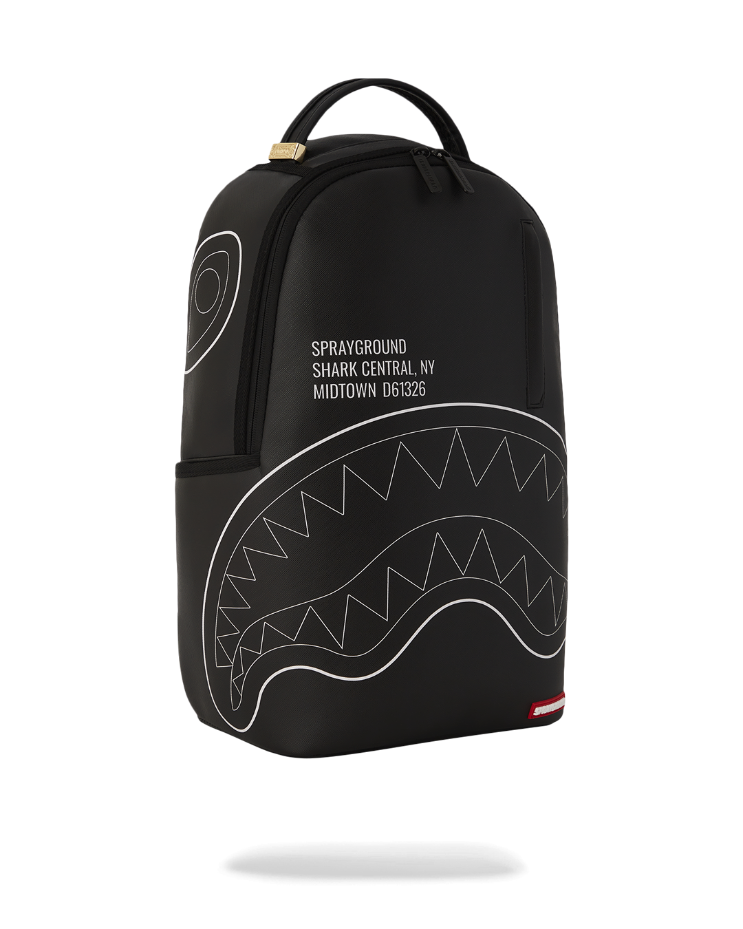 SHARK CENTRAL BLACK OUTLINE DLXSV BACKPACK